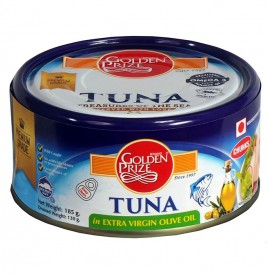 Golden Prize Tuna Chunks in Extra Virgin Olive Oil   Tin  185 grams